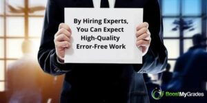 By Hiring Experts, You Can Expect High-Quality Error-Free Work