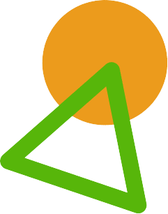 Decorative shape on BoostMyGrade homepage