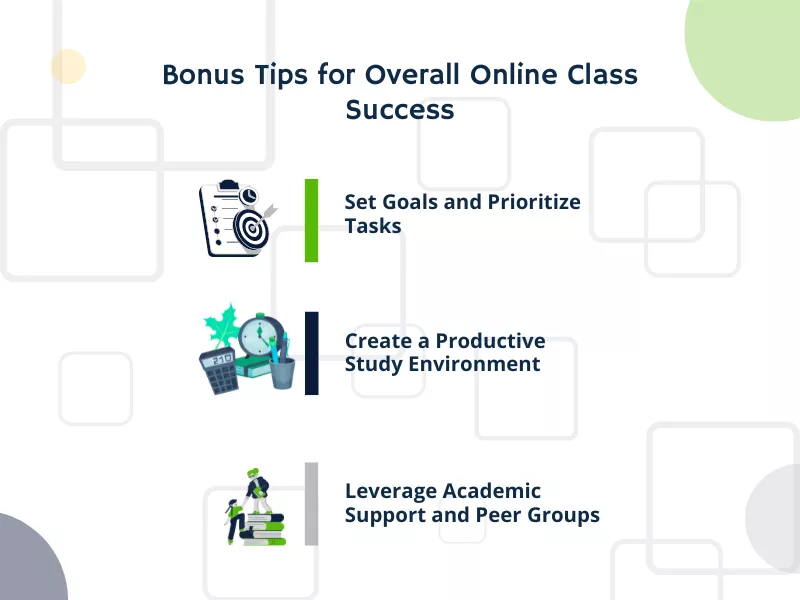 The image is additional ways on how to Stay Productive During Midterms