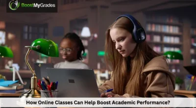 banner image with text: How Online Classes Can Help Boost Academic Performance?